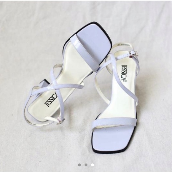 Y2K Light Blue Strappy Sandals - Picture 3 of 3